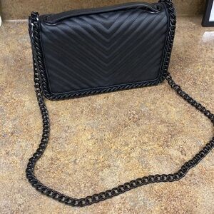 Aldo Black Chain Crossbody